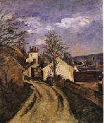 Paul Cezanne Dr Gauchet's House at Auvers painting